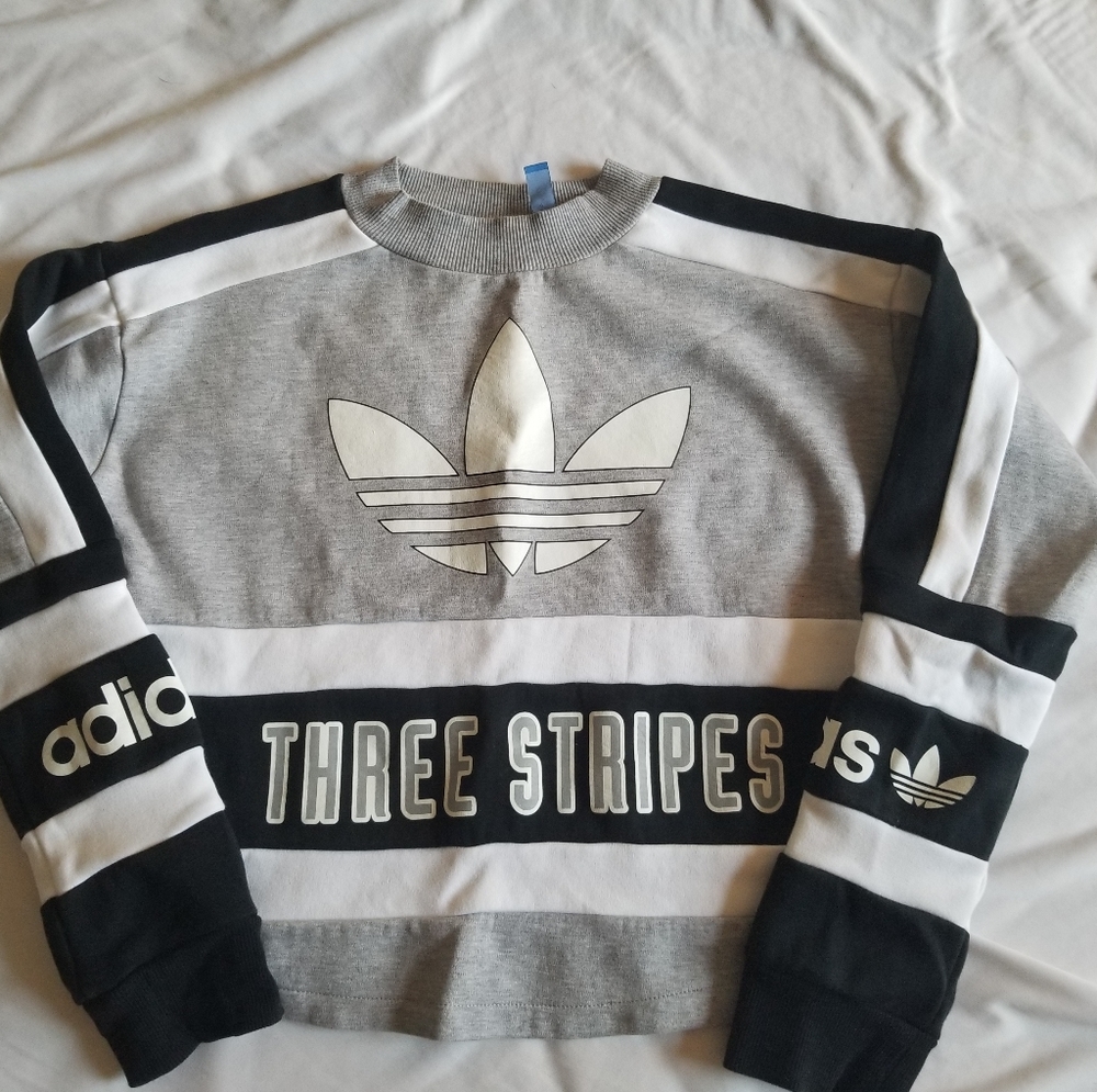 Adidas crop sweatshirt